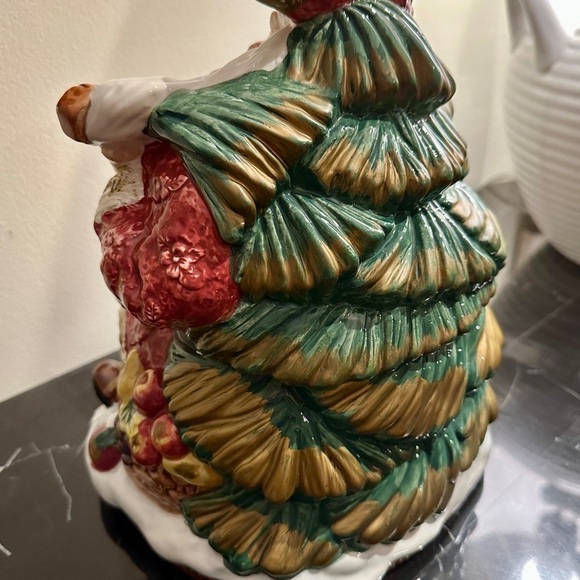 FITZ & FLOYD, SANTA COOKIE JAR - Picture 4 of 12